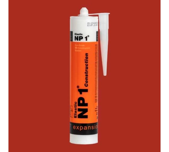 Клей-герметик YOLDAS Np1 elastic на основе ms-полимера, 290 мл, terracotta (темно-красный) EL-NP1010T