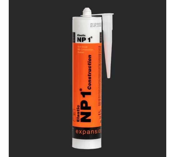Клей-герметик YOLDAS Np1 elastic на основе ms-полимера, 290 мл, black (черный) EL-NP1002B