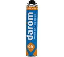 Монтажная профессиональная пена DAROM 65, 850мл 176118565
