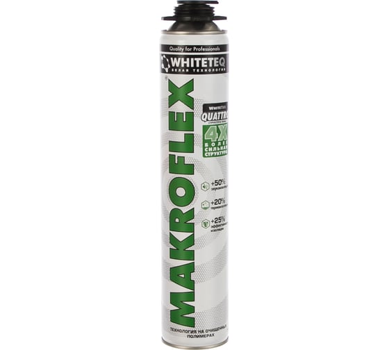 Монтажная пена Makroflex WhiteTeq Белая Технология проф Б0026305