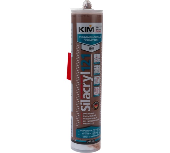 Силакриловый герметик KIM TEC Silacryl 121 венге, 310 мл 02-04-77