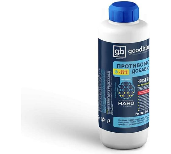 Комплексная противоморозная добавка с пластификатором Goodhim 25гр.С Frost Premium - 1л 461729