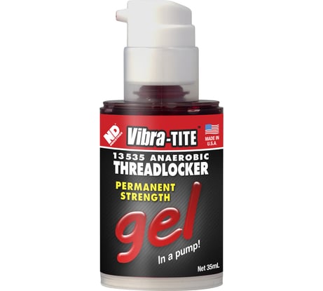 Резьбовой фиксатор высокой прочности Vibra-tite 135 35 мл гелеобразный, с дозатором 13535