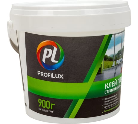 Клей ПВА Profilux СТРОИТЕЛЬНО-БЫТОВОЙ 0,9 кг Н0000003433
