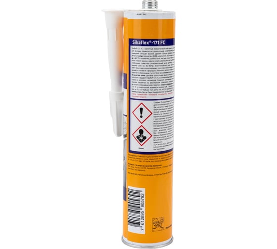 Эластичный полиуретановый клей-герметик SIKA Flex-171 FC чёрный Картридж 300мл. 752511