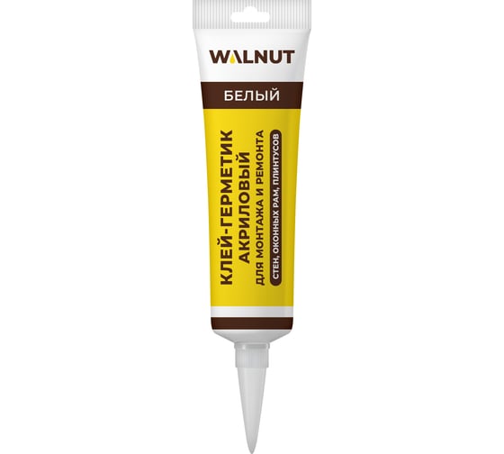 Акриловый герметик для ремонта и монтажа WALNUT 115 мл WLN0548