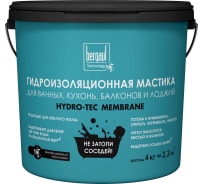 Гидроизоляционная мастика Bergauf 4 кг, hydro-tec membrane 63414