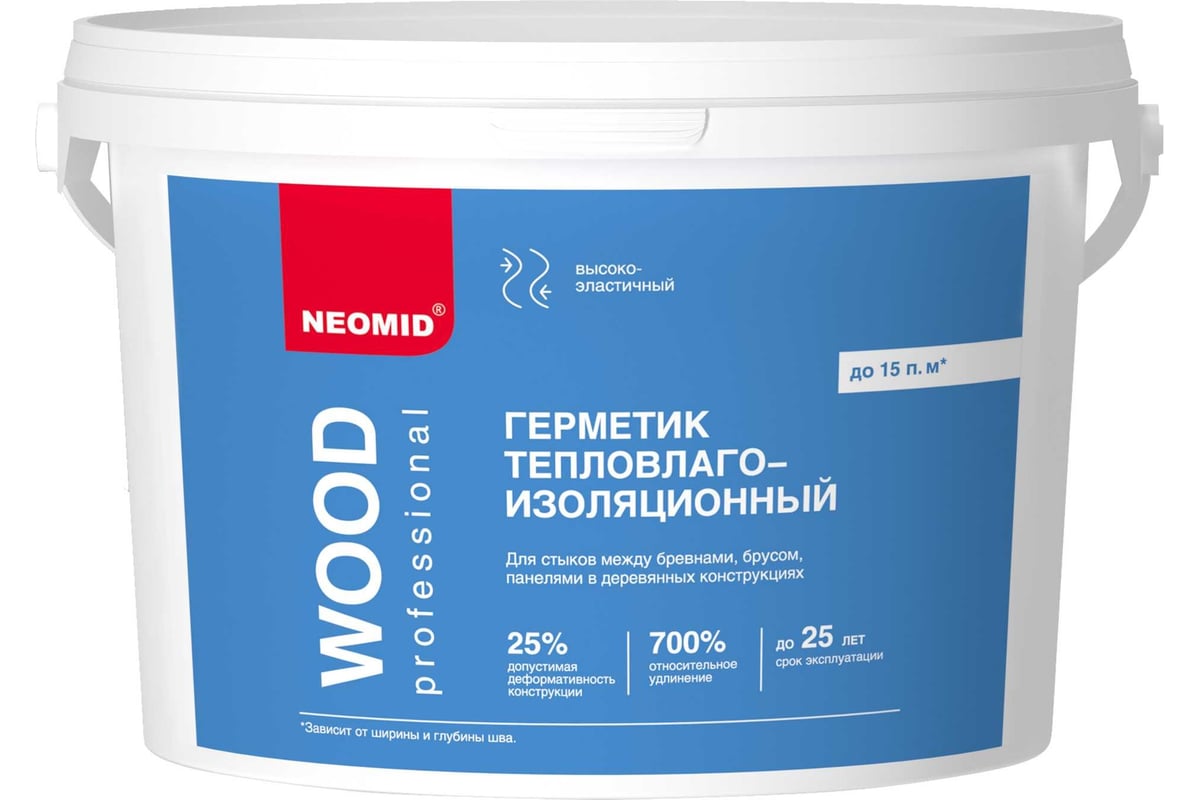 Герметик neomid Professional, сосна, 3 кг