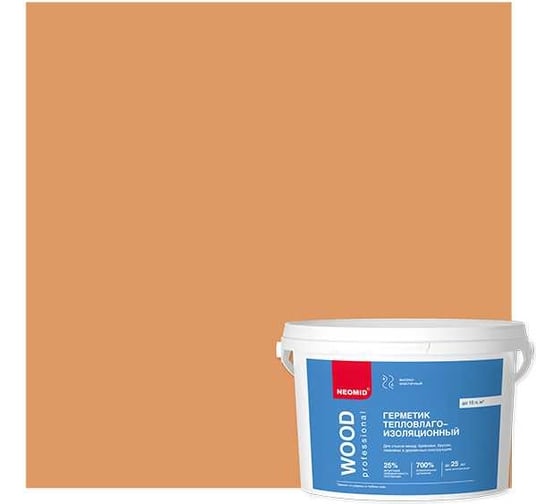 Строительный герметик NEOMID Professional 3 кг, ведро, медовый Н-ГермPROFF-3/медовый