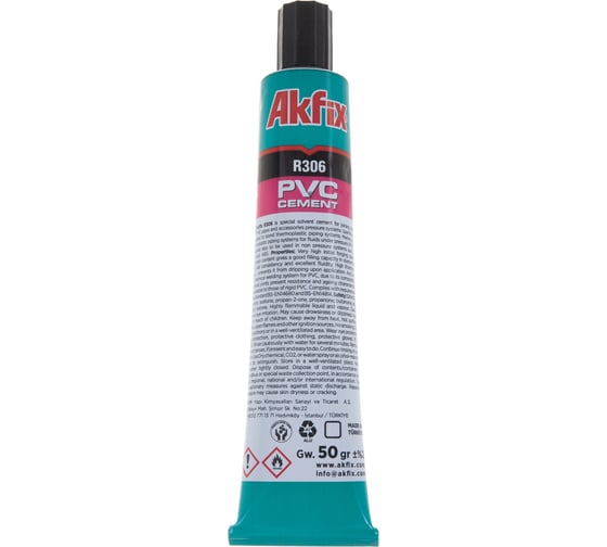 Клей для ПВХ Akfix R306 50 гр PA005