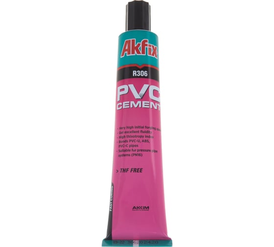 Клей для ПВХ Akfix R306 50 гр PA005 1