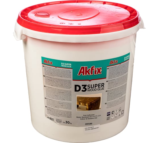 Клей ПВА Akfix D3, 30 кг AP330 1