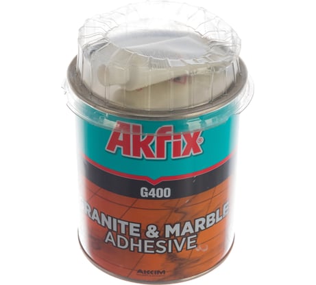 Клей для гранита и мрамора Akfix G400 1 кг MA010