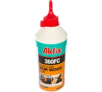 Полиуретановый быстросхватывающийся клей для дерева Akfix 360FC D4, 560 гр GA362