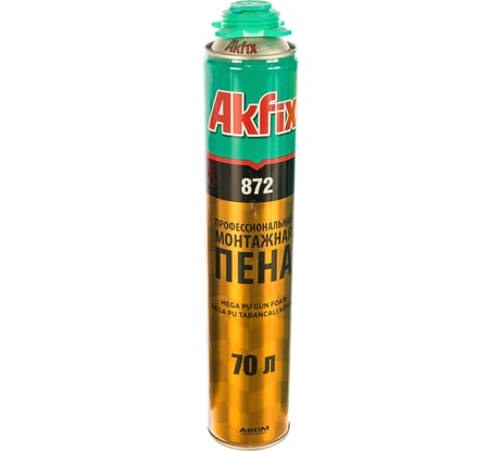 Профессиональная монтажная пена Akfix 872 Mega 70 л 1020 гр FA070