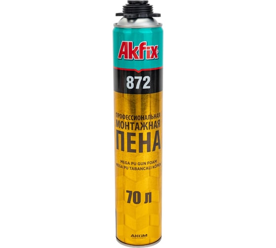 Профессиональная монтажная пена Akfix 872 Mega 70 л 1020 гр FA070