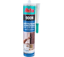 Силиконовый клей-герметик для зеркал Akfix 900N прозрачный, 310 мл SA081