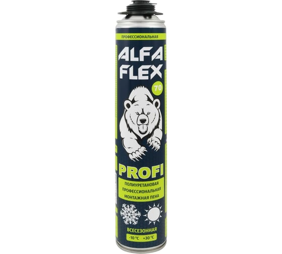Пена пистолетная ALFAFLEX Profi 70 всесезонная, 70 л 788710 1