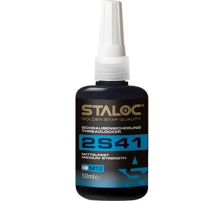 Фиксатор резьбовых соединений средней прочности STALOC 2s41 50 мл 104409000