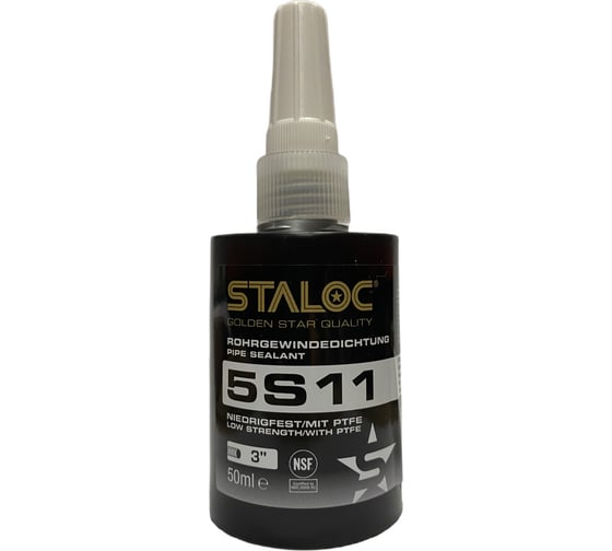 Резьбовой анаэробный герметик низкой прочности STALOC 5s11 50 мл 104409010