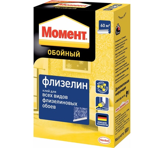 Обойный клей МОМЕНТ Флизелин 500 гр Б0022987 3000294