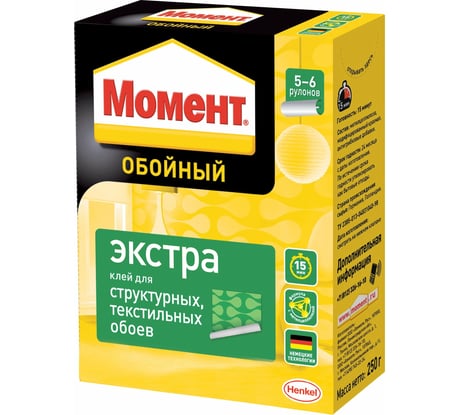 Обойный клей Момент Экстра 250 г Б0023060 752643