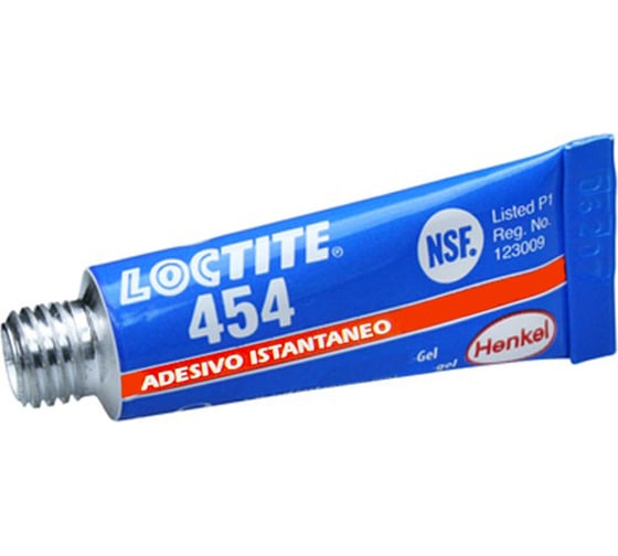 Моментальный цианоакрилатный клей общего назначения LOCTITE 454, гелеобразный, 3 гр в блистере 161852