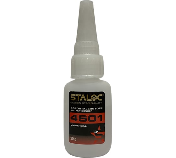 Моментальный цианоакрилатный клей общего назначения STALOC 4s01 20 г 104408975