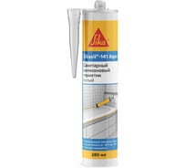 Высокоэффективный санитарный силиконовый герметик SIKA sil-141 Aqua белый КРТ280 746750 28063238