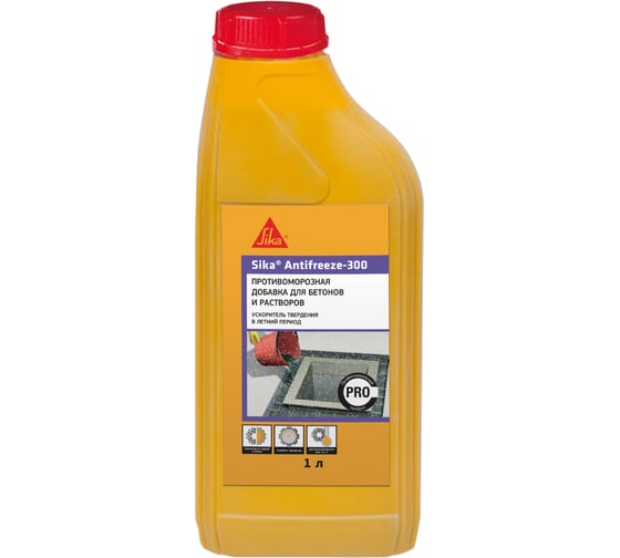 Противоморозная добавка для бетонов и растворов SIKA Antifreeze-300 Канистра 1л. 670429
