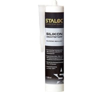 Силиконовый герметик STALOC silicone sealant transparent прозрачный, 300 мл 104409032