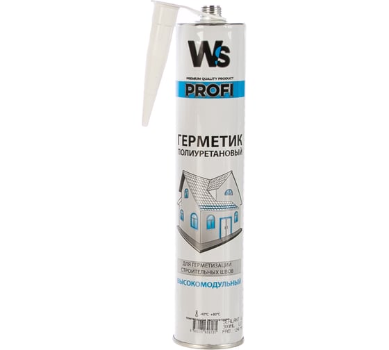 Полиуретановый высокомодульный герметик WINDOW SYSTEM PU HM, белый RAL 9010, 300 ml WSPUSW300