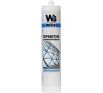 Силиконовый нейтральный герметик WINDOW SYSTEM, белый, 300 ml WSNWhite300