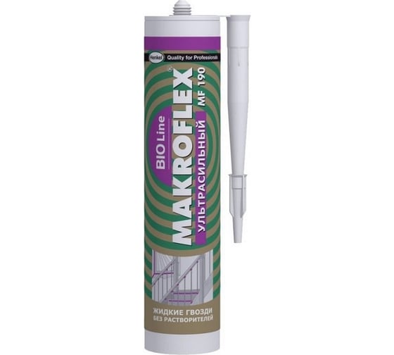 Ультрасильный клей Makroflex Bio Line MF190 белый 0,28 тов-155503