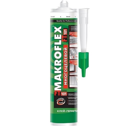 Многоцелевой клей-герметик Makroflex FТ101 0,28кг тов-103776