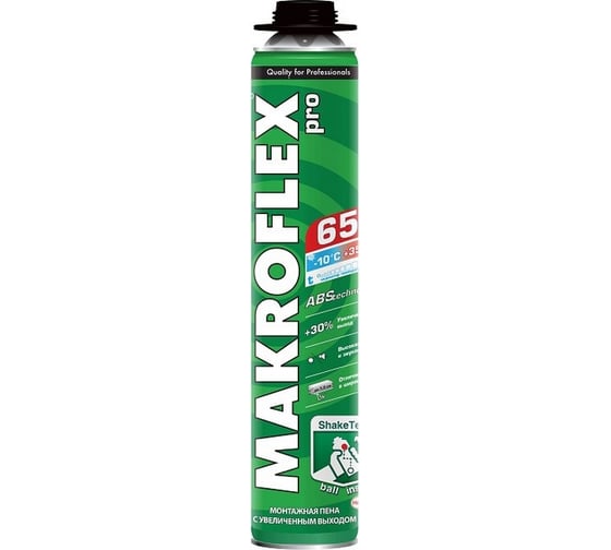Профессиональная монтажная пена Makroflex SHAKETEC ПРО 65 0,85л всесезонная тов-167247 1