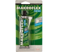 Силиконовый санитарный герметик Makroflex SX101 белый 85мл тов-166552