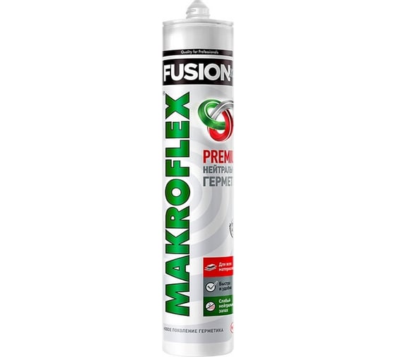 Силиконовый герметик Makroflex fusion нейтральный серый 0,28л тов-185512