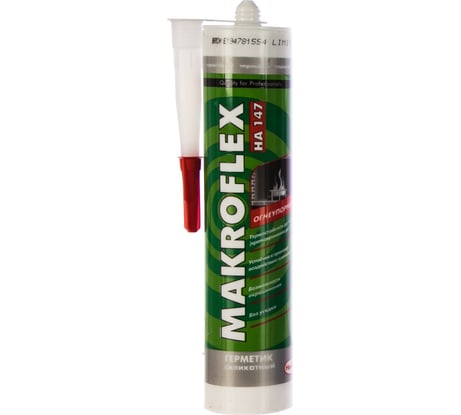 Силикатный огнеупорный герметик Makroflex НА147 черный 0,3л 138640 Б0054575