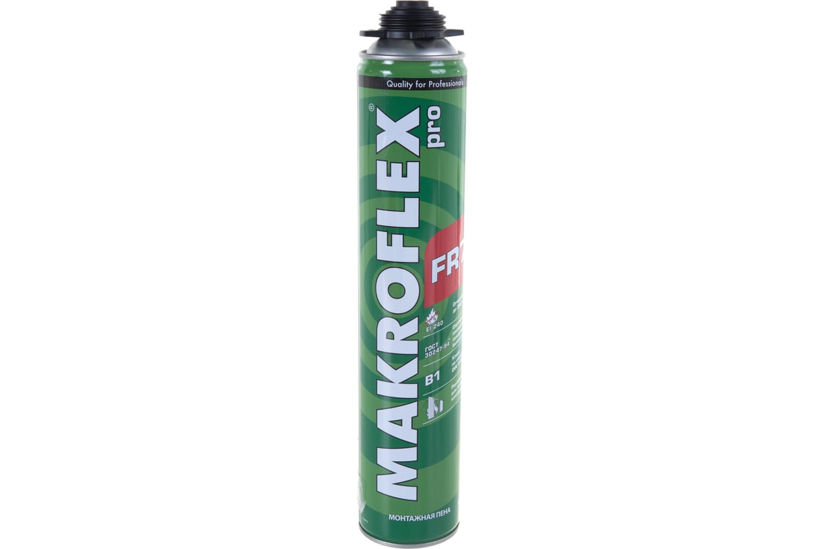 Профессиональная противопожарная монтажная пена Makroflex PRO FR 77 ...