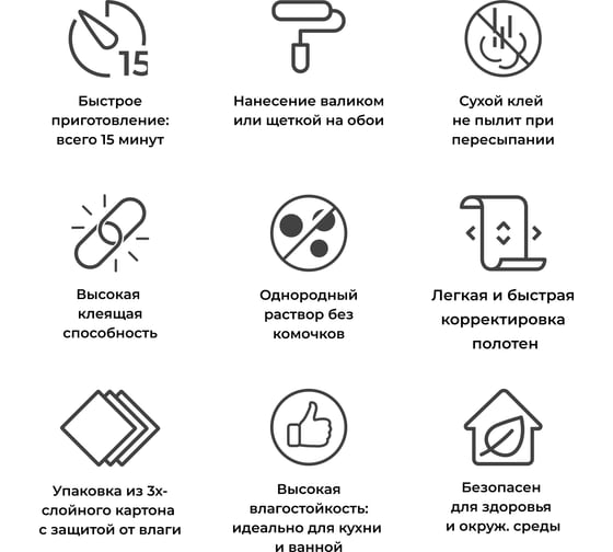 Обойный клей Quelyd СПЕЦ-ВИНИЛ 55 кв.м., 0,45 кг 50035141