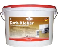 Клей для пробковых покрытий Pufas мороз. 4кг Россия тов-151244