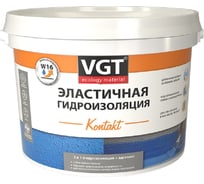 Эластичная гидроизоляция VGT kontakt с кварцевым песком, 14 кг 11612333