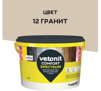 Цветная цементная затирка Vetonit comfort spectrum 12 гранит (бежевый), 2 кг 1027398