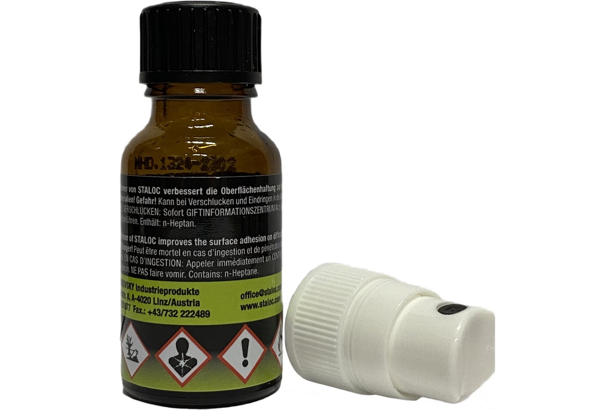 Праймер для цианоакрилатных клеев STALOC primer for instant bonders 15 ...