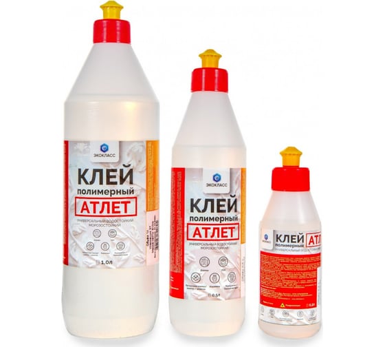 Универсальный полимерный клей Экокласс «Атлет» 1 л 27153