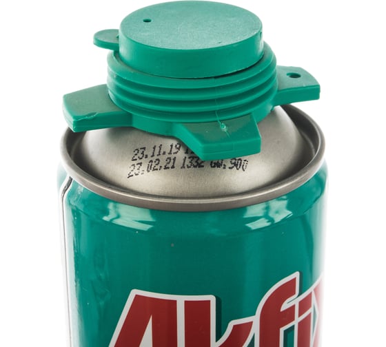 Клей-пена для пенополистирола и пенопласта Akfix 960P, 900 гр. FA009