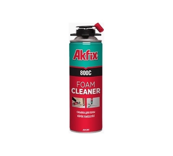 Очиститель-смывка монтажной пены Akfix 800C, 500 мл XA050