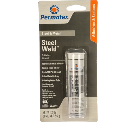 Эпоксидная композитная сварка PERMATEX МУЛЬТИ-МЕТАЛЛ 84309 4-мин. 56г в тубусе 84332