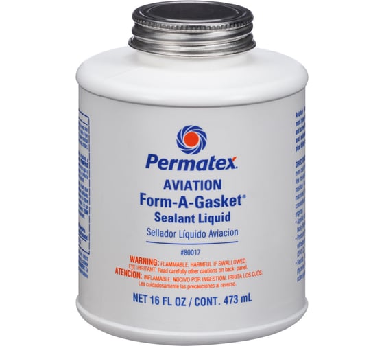 Герметик - прокладка PERMATEX FAG авиационный №3 банка 473 мл 80017 1